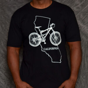 Mountain bike TShirt of California in Black