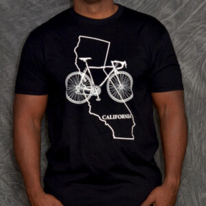 Road Bike California TShirt Black