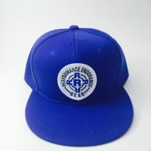 Snapback Hat royal blue with white PEG logo