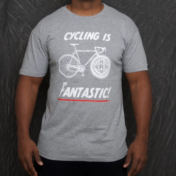 Men's Fantastic Cycling tshirt grey