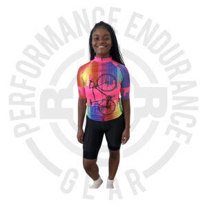 Pink Drip Ladies Cycling Jersey
