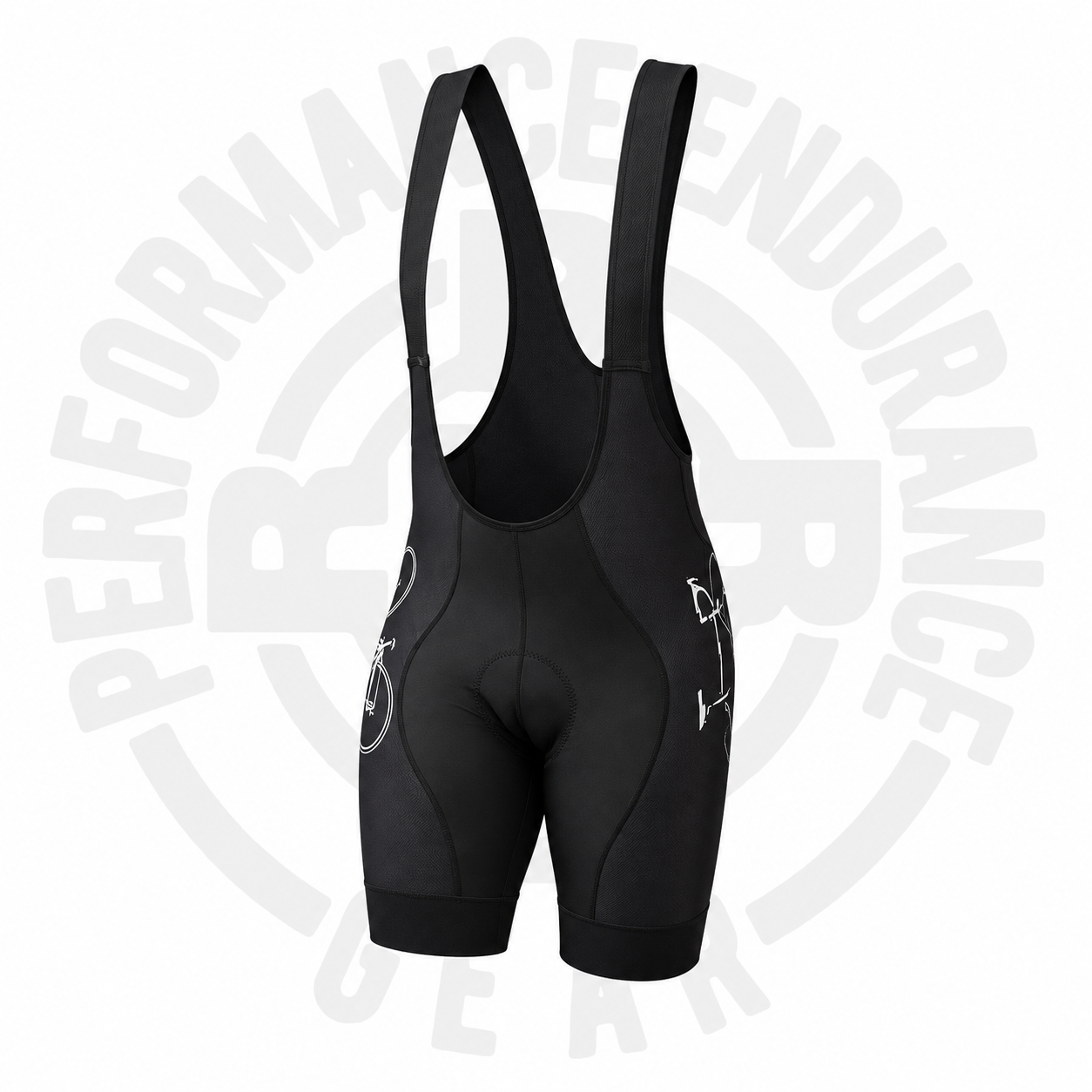 Big Bike Logo Unisex Bib Shorts